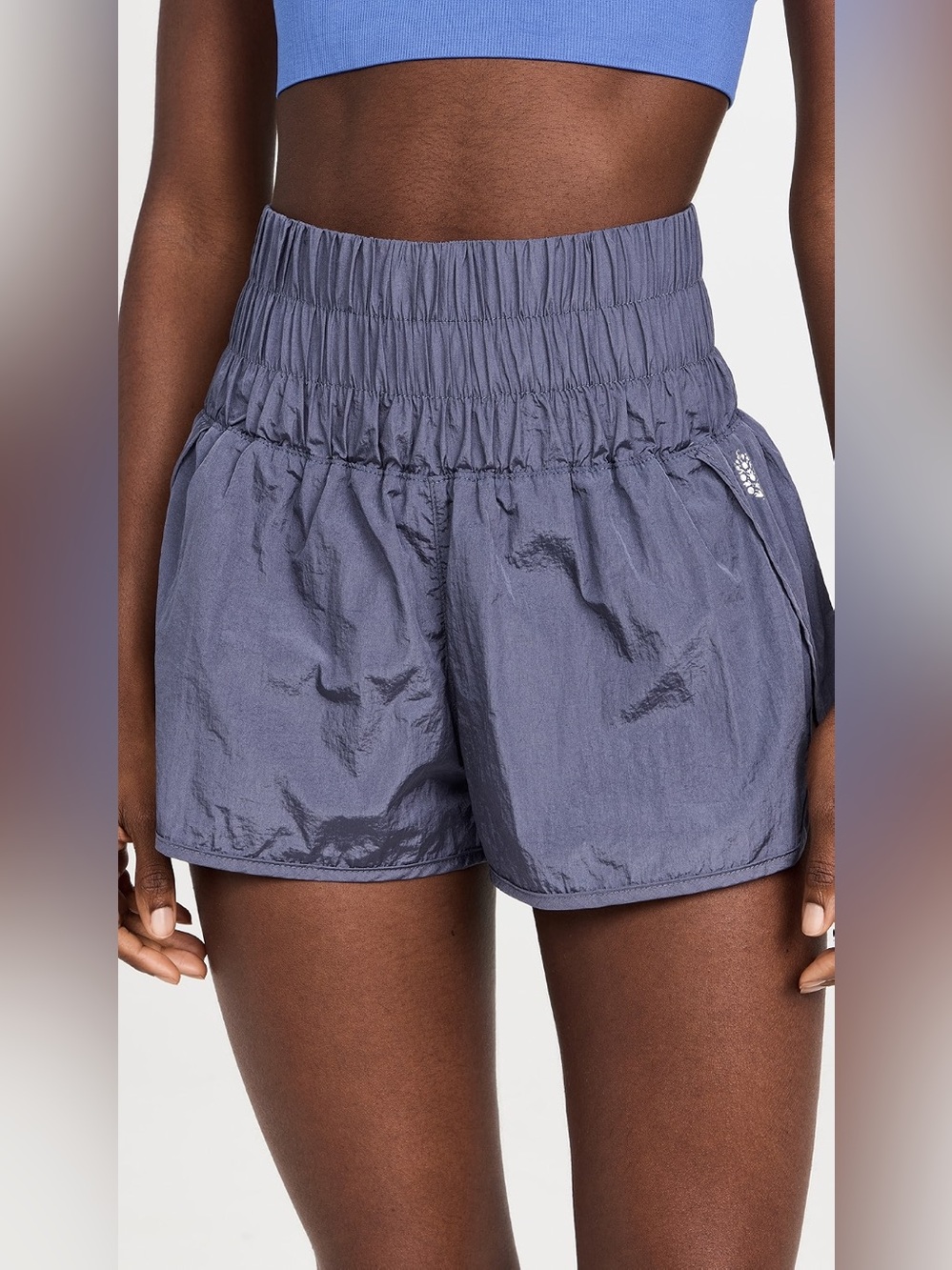 FP Movement The Way Home High Rise Shorts Deep Sea XS - Picture 2 of 14
